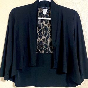Michelle Lynn color black black bolero new size small